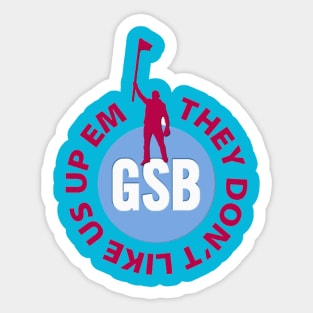 GSB OUT Flagman Sticker